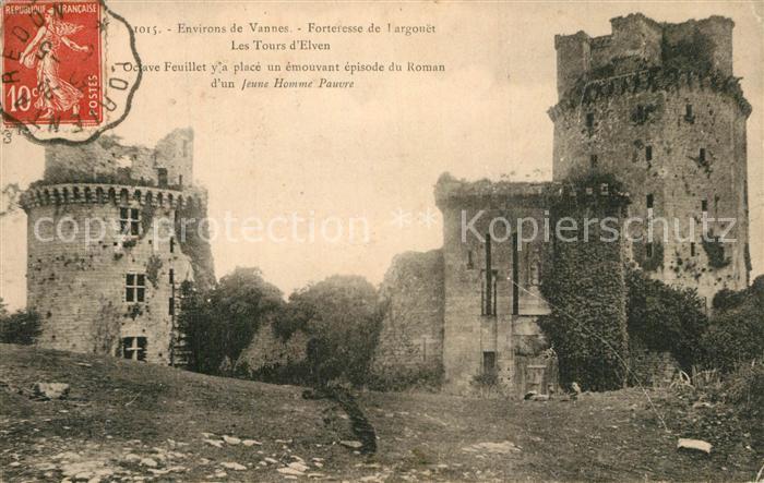 Vannes 56 Forteresse de Largouet Les Tours d_Elve