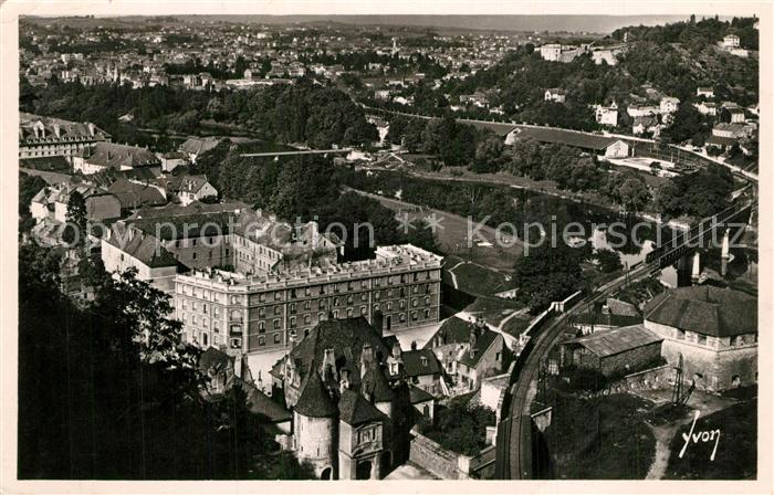 Besancon Doubs Vue generale au premier plan la Porte Rivotte