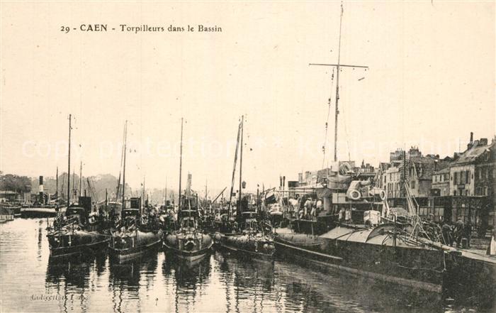 Caen Torpilleurs dans le Bassin