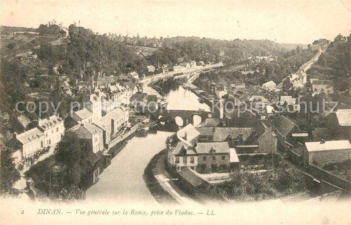 Dinan 22 Vue generale sur la Rance prise du Viad