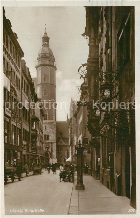 LEIPZIG Sachsen Burgstrasse