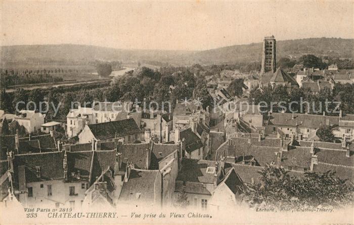 Chateau-Thierry Vue prise du Vieux Chateau