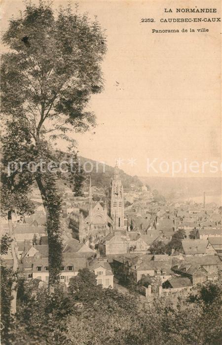 Caudebec-en-Caux Panorama de la Ville