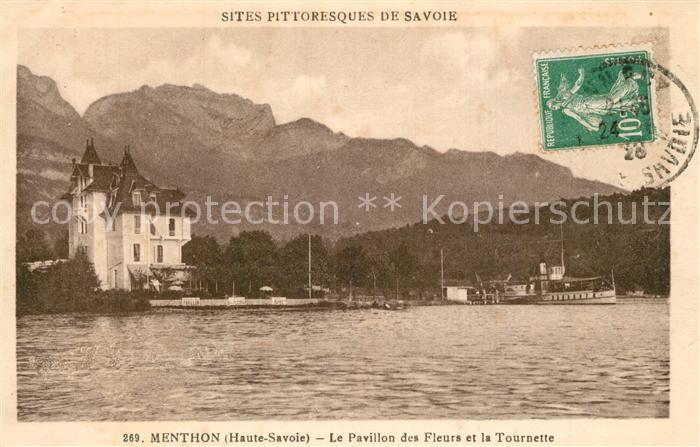 Menthon-Saint-Bernard Le Pavillon des Fleurs et la Tournette