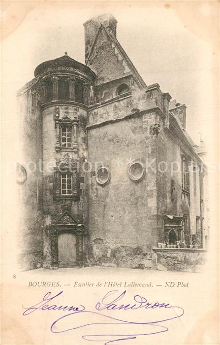 Bourges Escalier de l’Hotel Lallemand