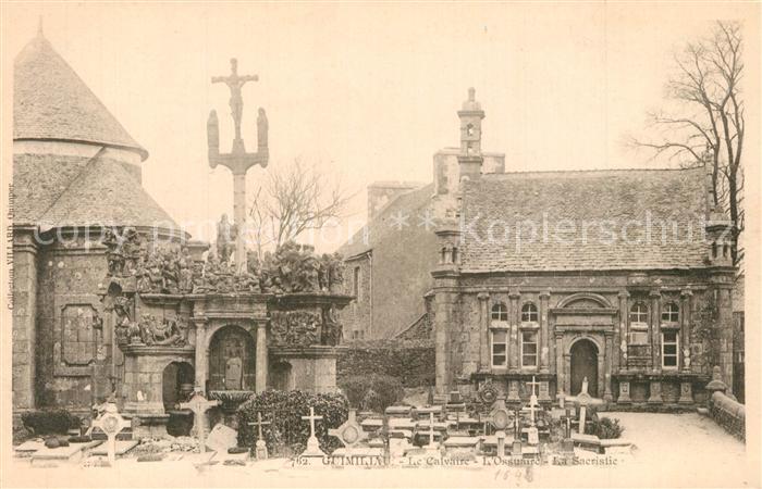 Guimiliau Le Calvaire l’Ossuaire La Sacristie