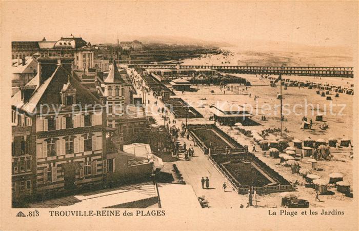 Trouville-sur-Mer La Plage et les Jardins