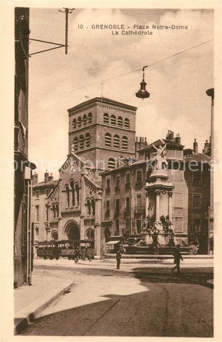Grenoble Place Notre Dame La Cathedrale