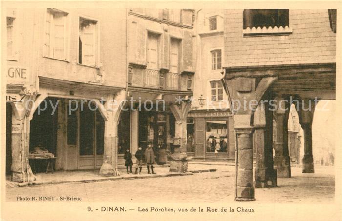 Dinan 22 Les Porches vus de la Rue de la Chaux