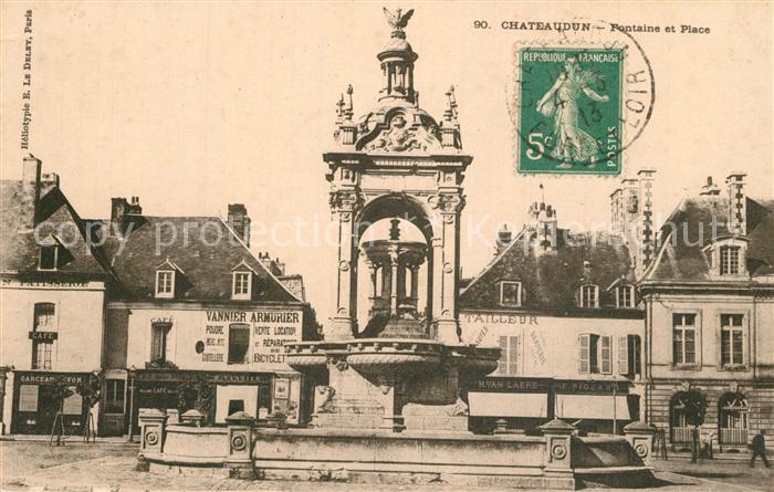 Chateaudun Fontaine et Place