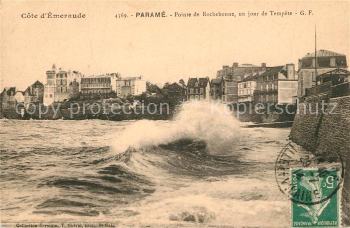 Parame Pointe de Rochebonne un jour de Tempete