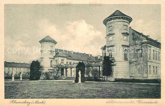 Rheinsberg Schlossansicht Wasserseite