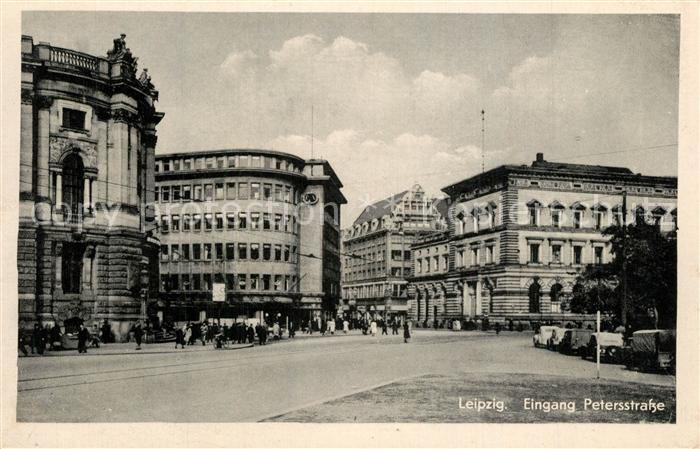 LEIPZIG Sachsen Eingang Petersstrasse