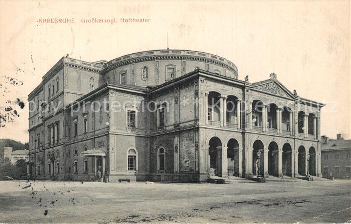 Karlsruhe Baden Grossherzogl Hoftheater