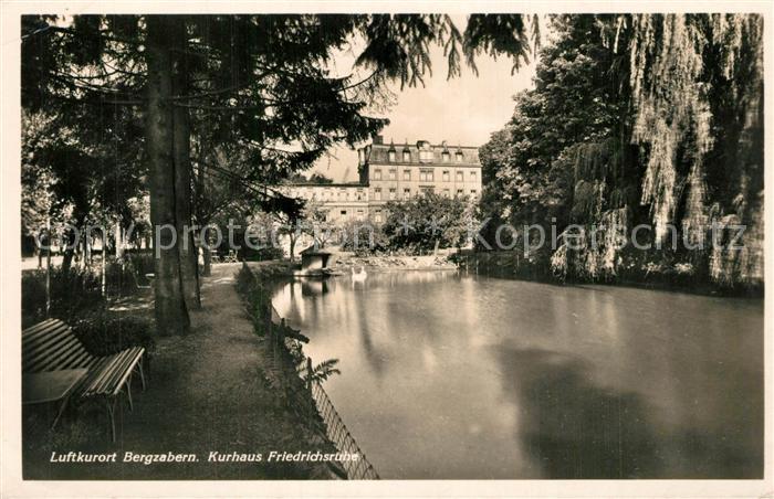 Bergzabern Bad Kurhaus Friedrichsruhe