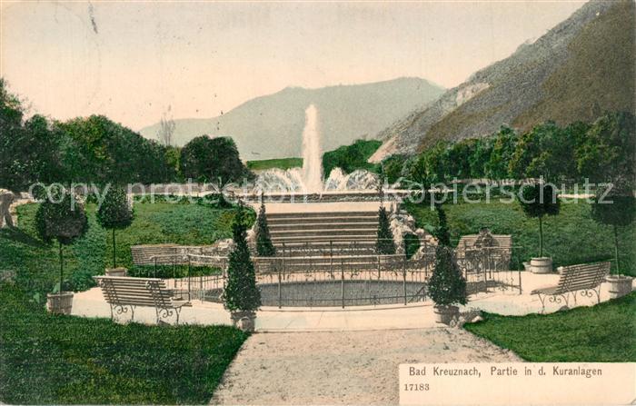 Bad Kreuznach Partie in den Kuranlagen