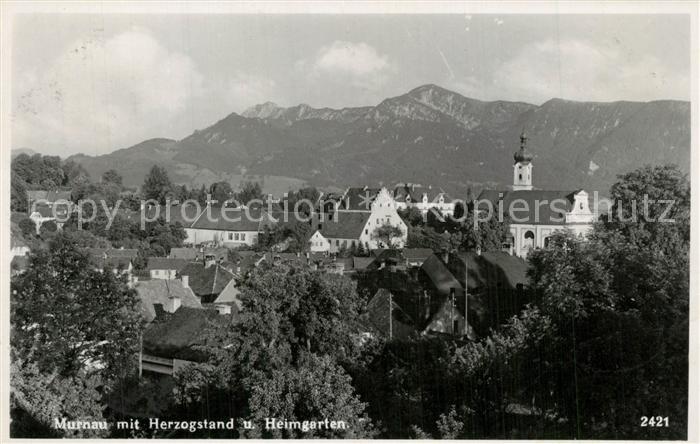 Murnau Staffelsee mit Herzogstand und Heimgarten