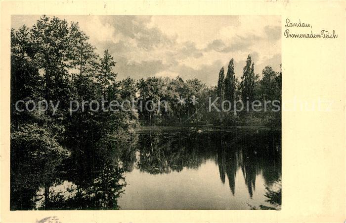 Landau Pfalz Promenaden Teich