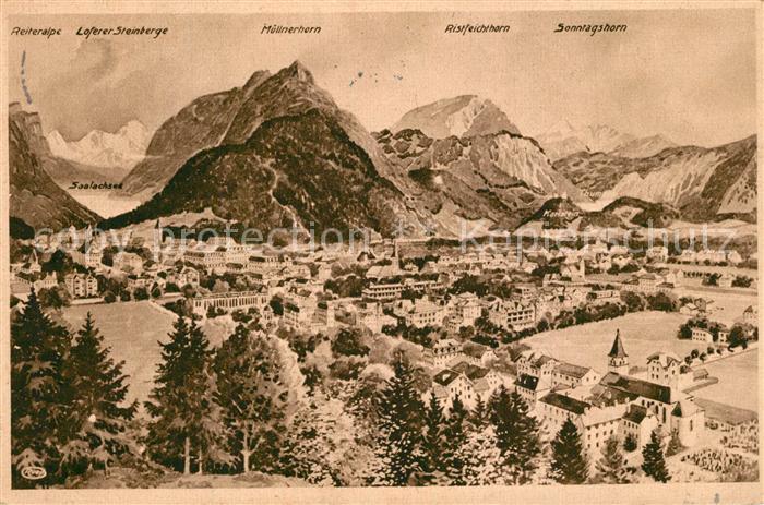 Bad Reichenhall mit Loferer Steinberge