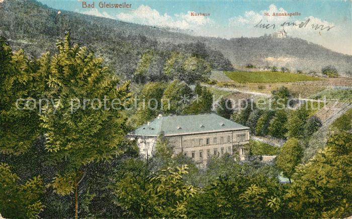Bad Gleisweiler mit Kurhaus und St Annakapelle