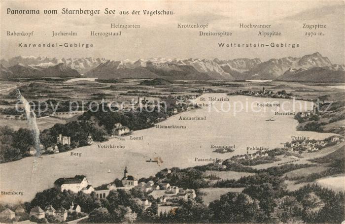 Starnbergersee Panorama