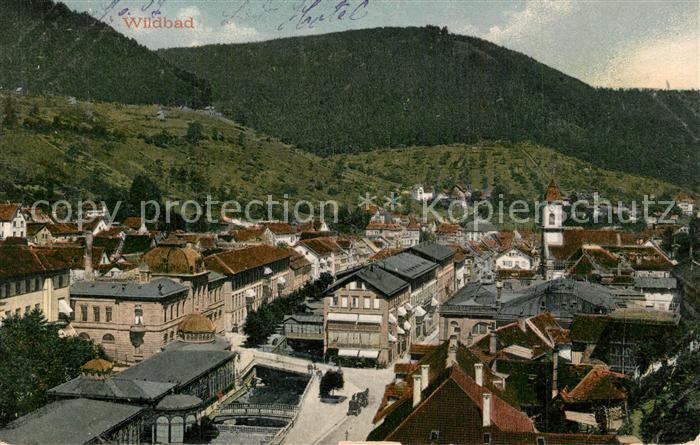 Wildbad Schwarzwald Stadtansicht