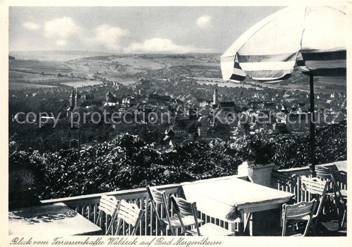 Bad Mergentheim Blick vom Terrassenkaffee Waldeck