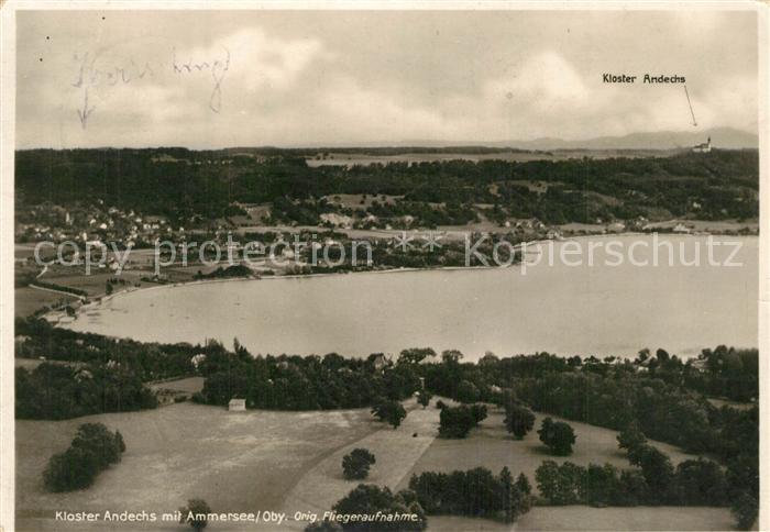 Ammersee Kloster Andechs Panorama