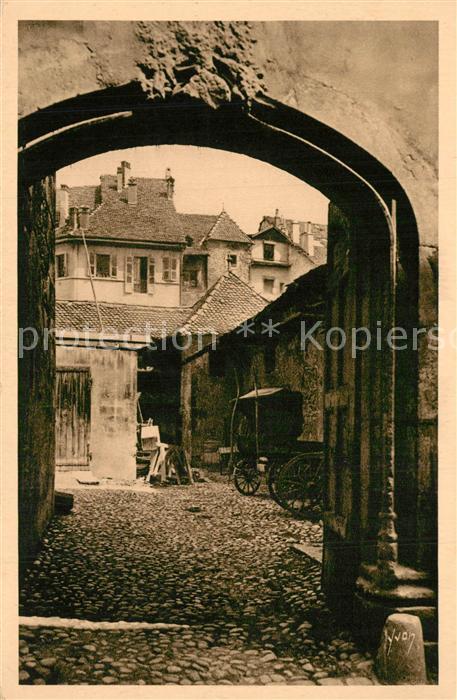 Annecy Haute-Savoie Vieux Portail Rue Sainte Claire