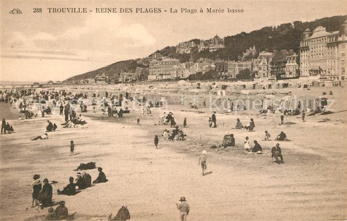 Trouville-sur-Mer Plage a Maree basse