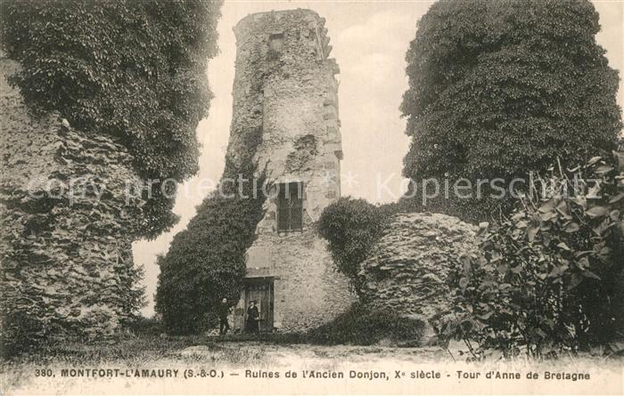 Montfort-l Amaury Ruines de l'Ancien Donjon