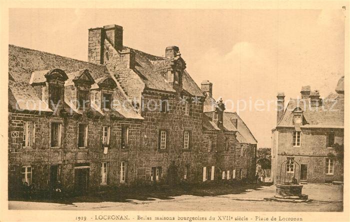 Locronan Maisons bourgeoises Place de Locronan