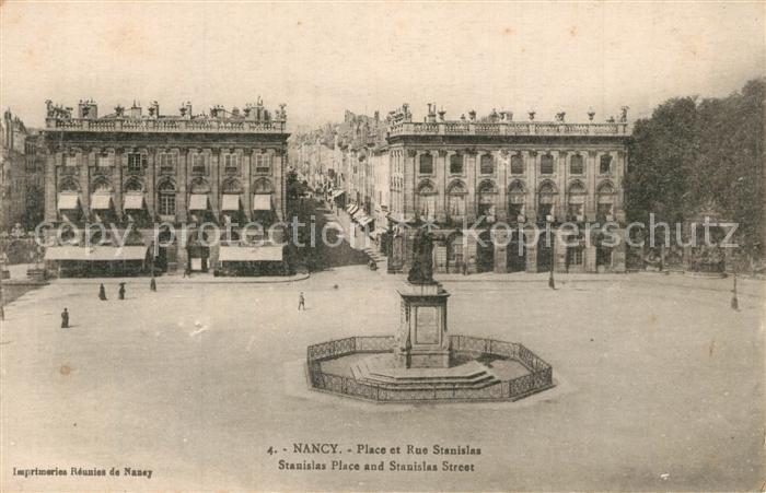 Nancy Lothringen Place et Rue Stanislas