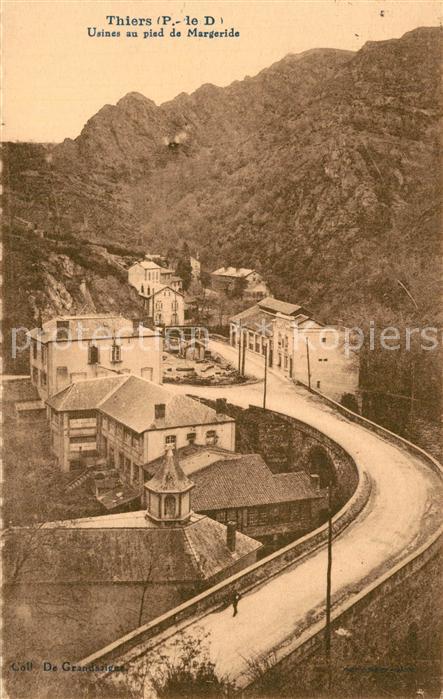 Thiers Usines au pied de Margeride