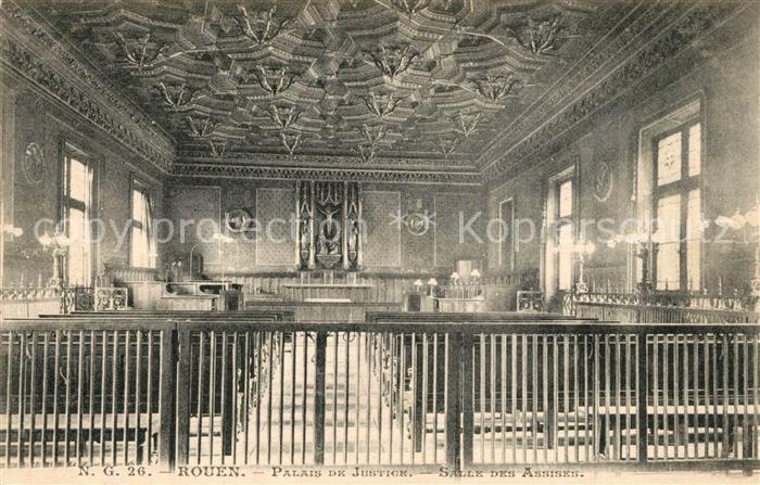 Rouen Palais de Justice Salle des Assises