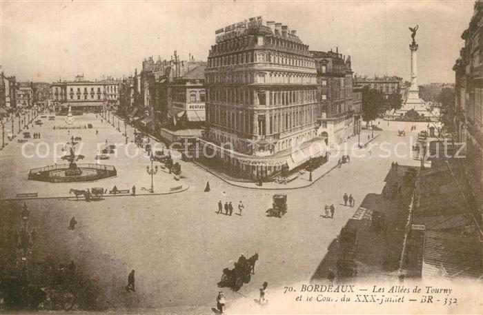 Bordeaux Allees de Tourny Cours du XXX-Juillet