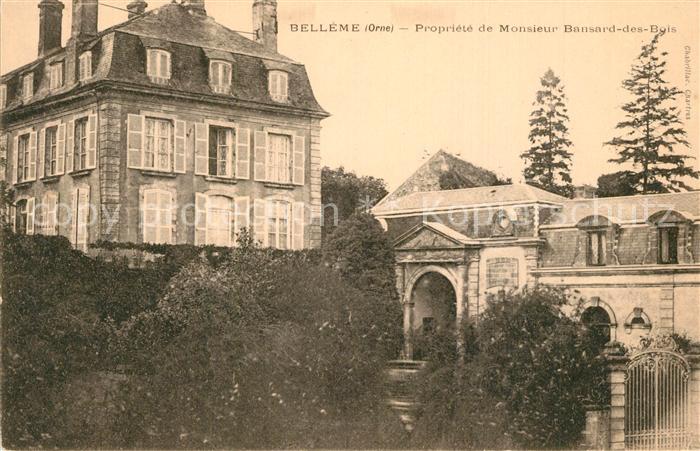 Belleme Propriete de Monsieur Bansard-des-Bois