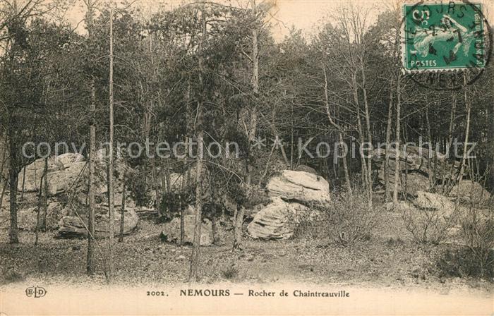 Nemours Seine-et-Marne Rocher de Chaintreauville