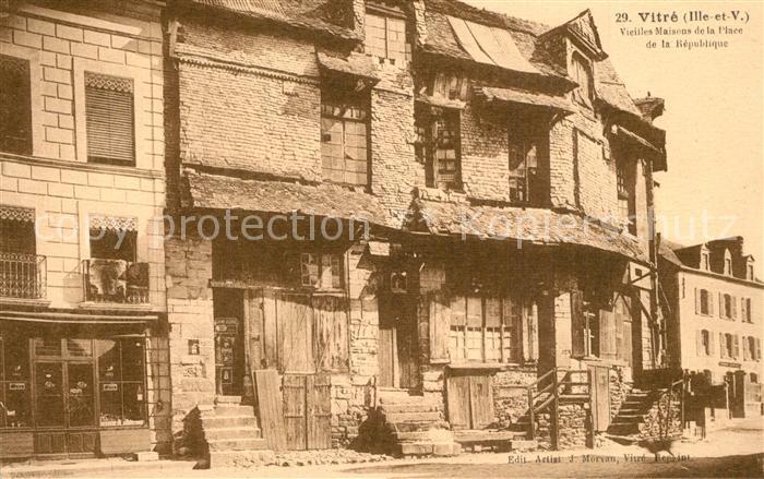 Vitre d Ille-et-Vilaine Vieilles Maisons de la Place de la Republique