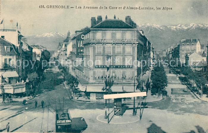Grenoble Les Avennes de la Gare et d Alsacw-Lorraine