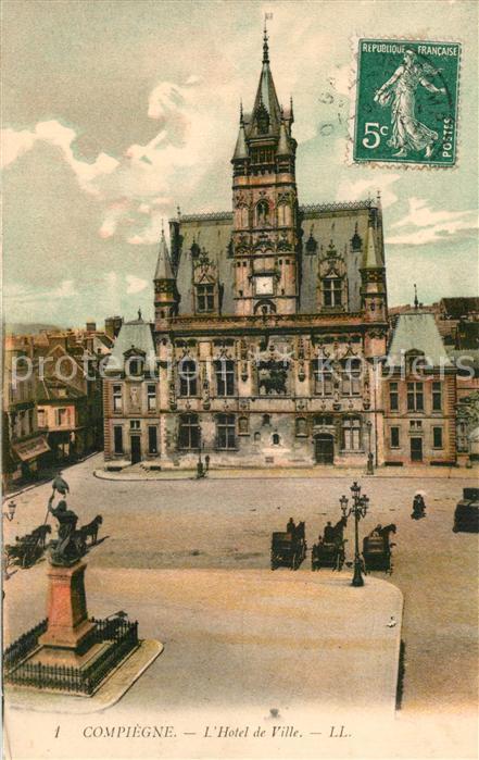Compiegne Oise Hotel de Ville