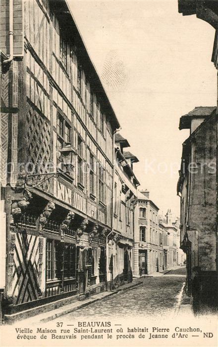 Beauvais 60 Vieille Maison Rue Saint-Laurent
