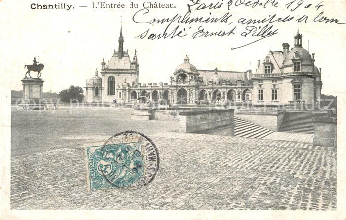 Chantilly Oise Entree du Chateau