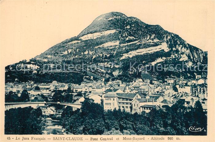 Saint-Claude Jura Pont Central Mont-Bayard