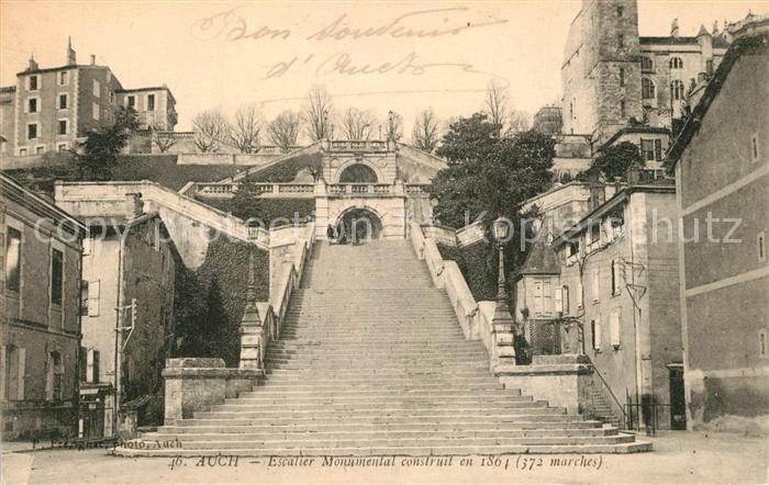 Auch Gers Escalier Monumental