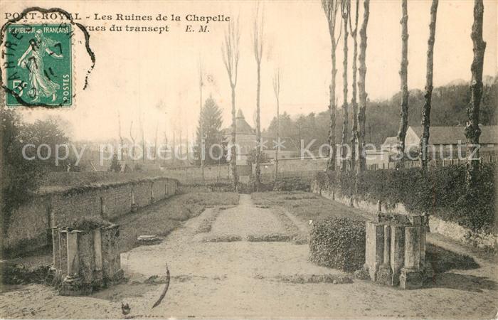 Port-Royal-des-Champs Magny-les-Hameaux 78 Yvelines Ruines de la Chapelle