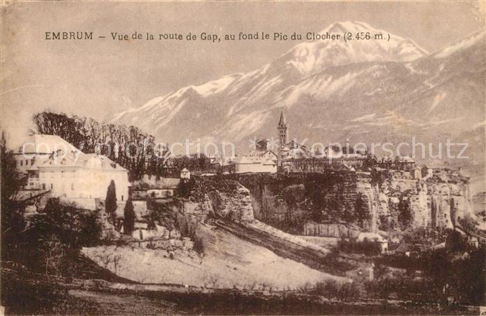 Embrun Route de Gap Pic du Clocher