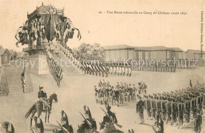 Chalons-en-Champagne Marne Messe Camp de Chalons 1870