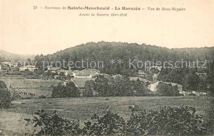 Sainte-Menehould La Harazee Vue de Beau Repaire