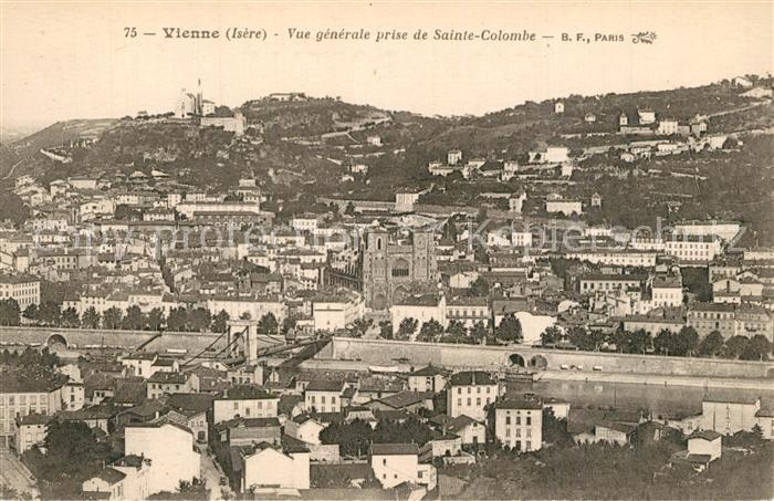 Vienne Isere Vue generale prise de Sainte Colombe